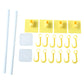 Wall-mounted Multipurpose Kitchen  Utility Hanging Rack (2 Pc Set)