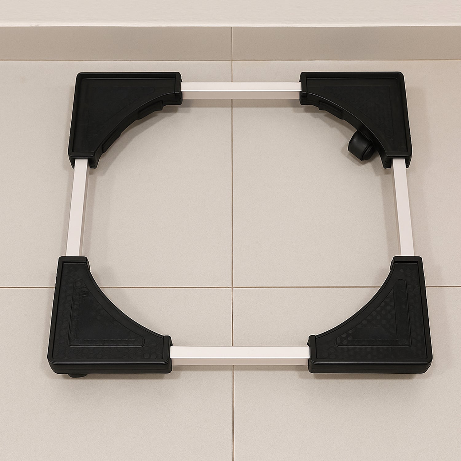 Adjustable Heavy-duty Fridge And Washing Machine Stand Base Trolley 50x50 Cm