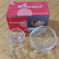 Glass Footed Dessert Bowl Ice Cream Cup (2 Pcs Set)