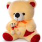 Soft Beige Plush Teddy Bear