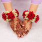 GAJRA RED ROSE FLOWER 2Pcs