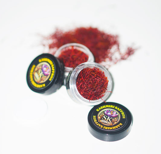 100% Pure Kashmiri Kesar (Mongra) – Handpicked Saffron Threads | Rich Color & Aroma.