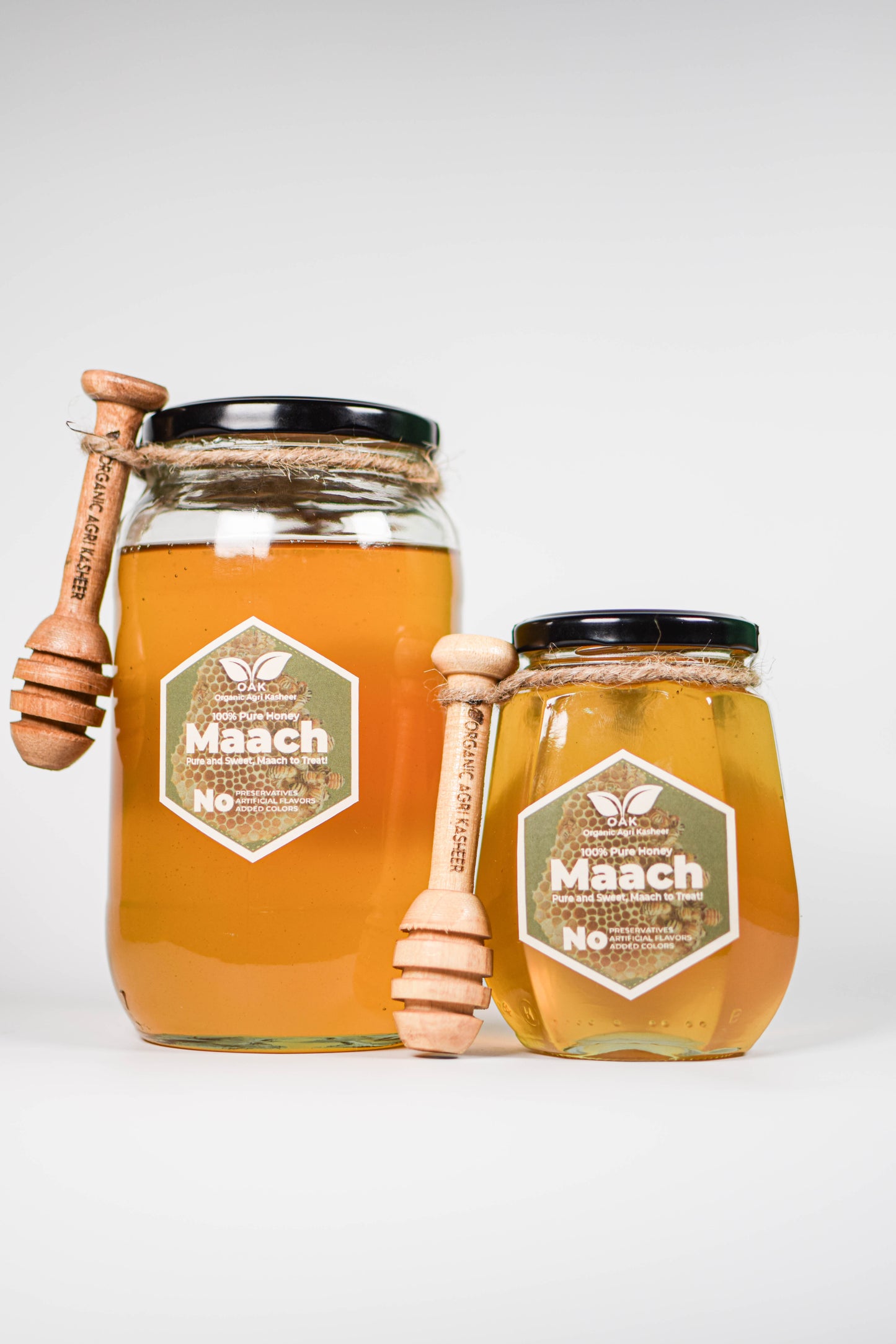 Maach, Pure & Raw Kashmiri Premium Honey, Unprocessed, No Added Sugar, Chemical Free 500g