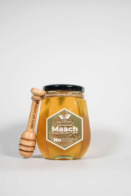 Maach, Pure & Raw Kashmiri Premium Honey, Unprocessed, No Added Sugar, Chemical Free 500g