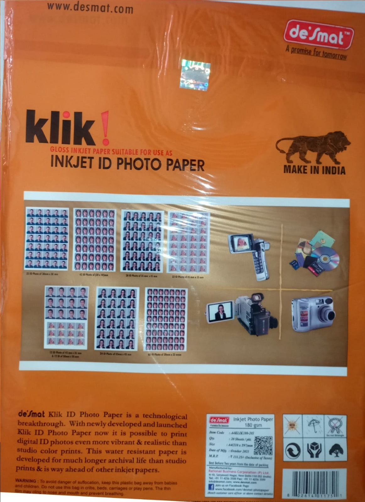 Desmat Klik Photopaper