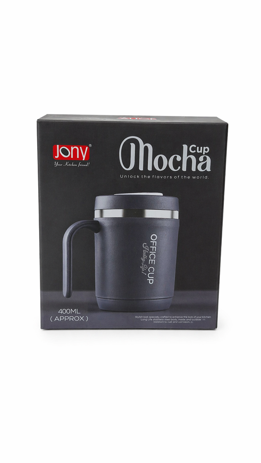 Jony Vacuum Insulated Cup with Inner Steel – Hot & Cold Flask | Portable Travel Mug | Keeps Beverages Hot for 4 Hours