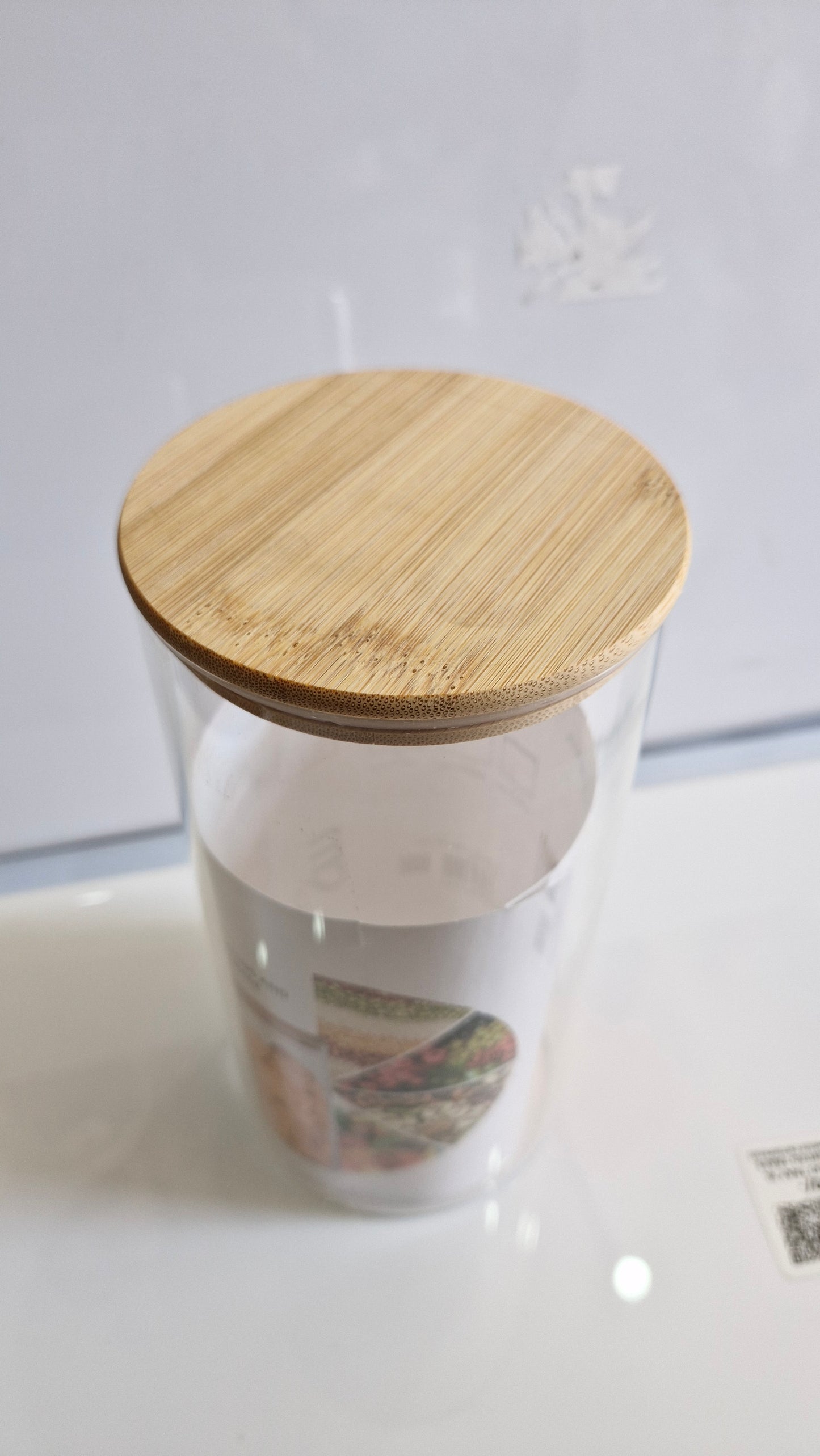 SM Airtight Food Jar 1400ml – Heat Proof Storage Container with Wooden Handle | Leakproof Kitchen & Lunch Storage Jar