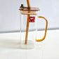 380ml High Borosilicate Glass Sipper – Heat Resistant Transparent Bottle | Durable Leakproof Drinkware for Hot & Cold Beverages