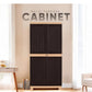 4 Feet Multipurpose Storage Cabinet | Waterproof &amp; Dustproof Organizer with 3 Shelves