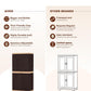 4 Feet Multipurpose Storage Cabinet | Waterproof &amp; Dustproof Organizer with 3 Shelves