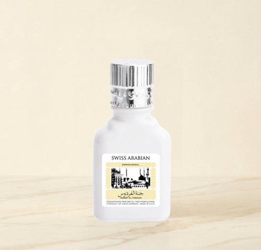 Jannet El Firdaus White Ittar | Premium Unisex Alcohol-Free Fragrance