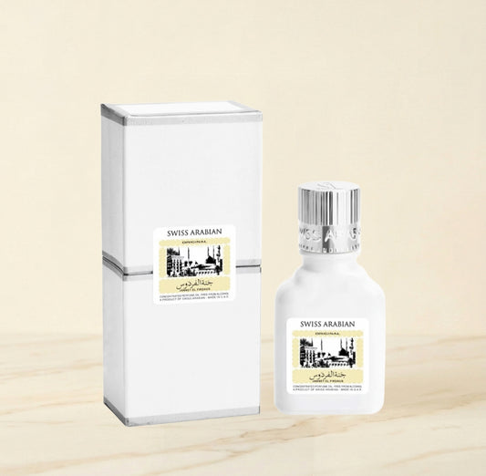 Jannet El Firdaus White Ittar | Premium Unisex Alcohol-Free Fragrance