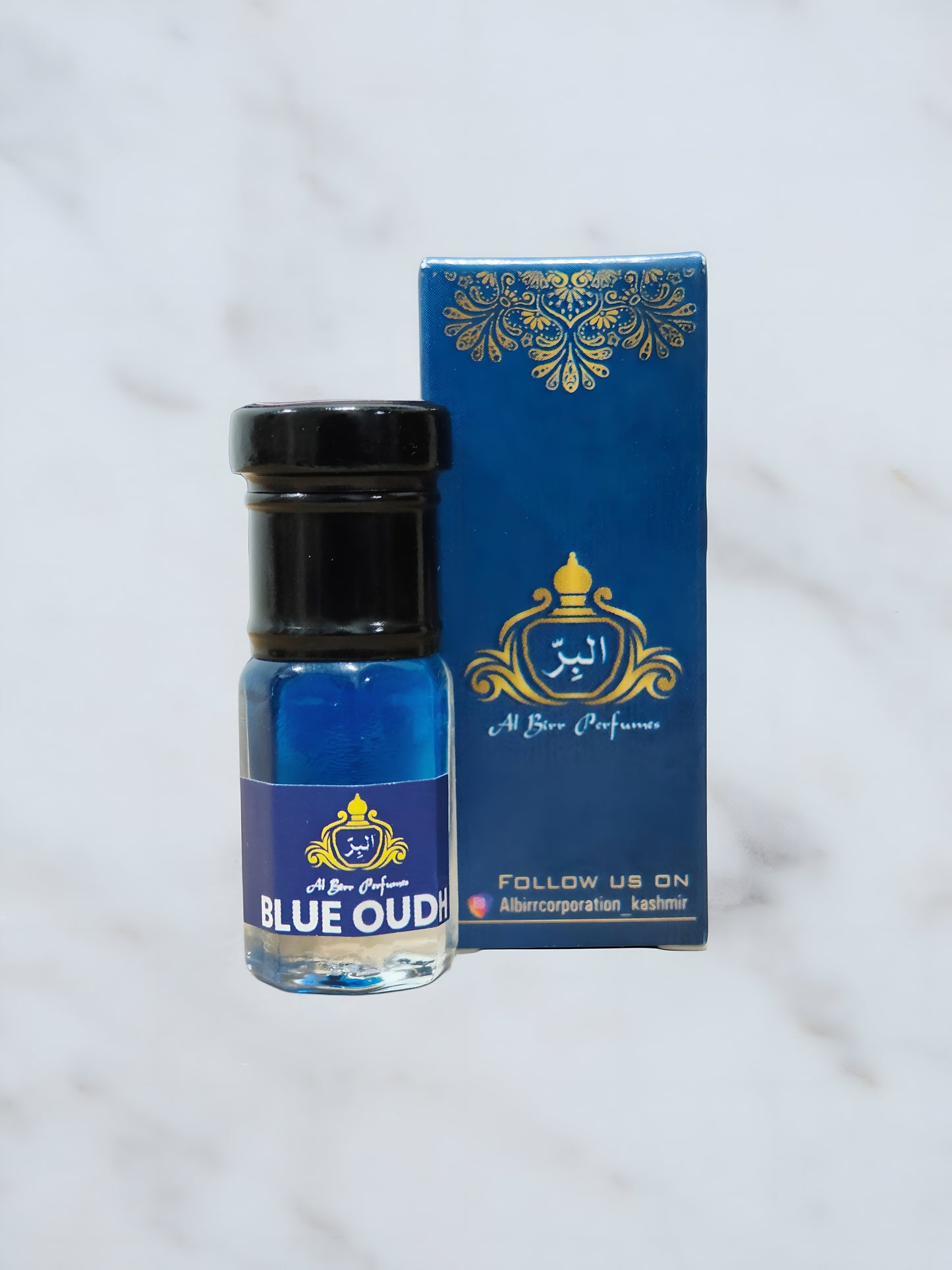 Blue Oudh Premium Perfume | A Bold Blend of Oudh, Leather &amp; Amber