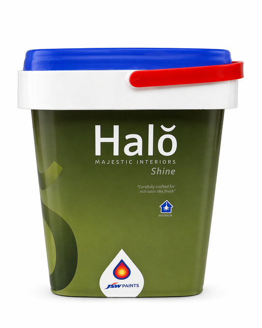 JSW Paints Halō Majestic Interiors Shine (HSI 3) | Premium Interior Emulsion with Germ Block Technology