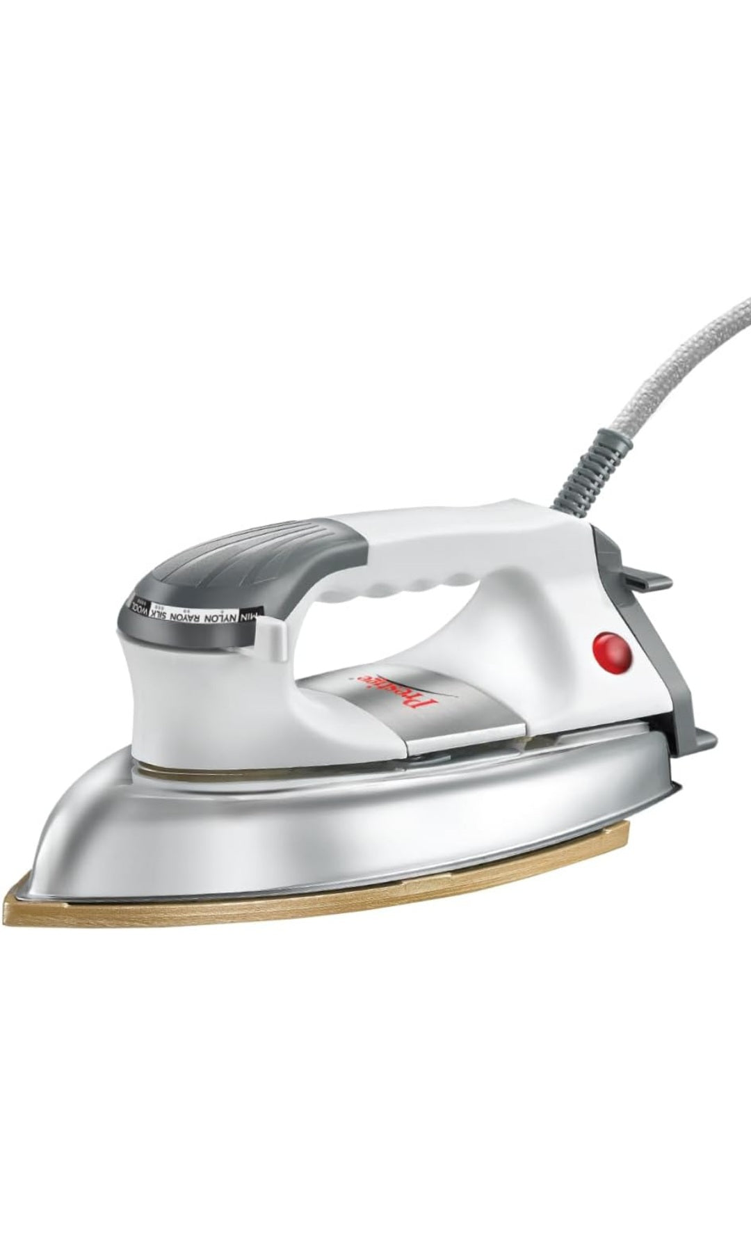 Heavyweight Dry Iron PDI 06 with Greblon Coated Soleplate | LED Indicator | 2-Year Warranty