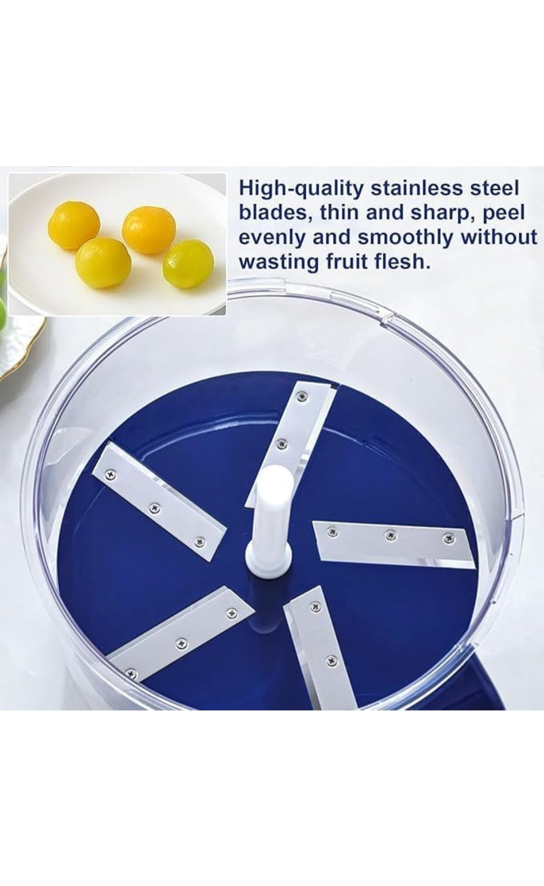 Automatic Garlic Peeler & Chopper with Storage Bowl | One-Touch Electric Kitchen Tool