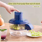Automatic Garlic Peeler & Chopper with Storage Bowl | One-Touch Electric Kitchen Tool