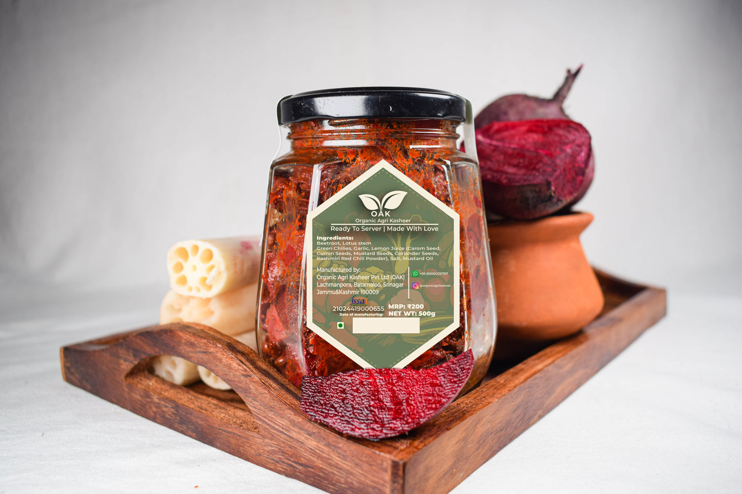 Beetroot & Lotus Stem Pickle | Spicy, Tangy Homemade Style Indian Achaar