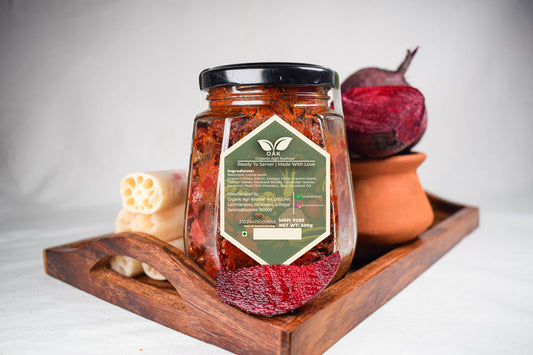 Beetroot & Lotus Stem Pickle | Spicy, Tangy Homemade Style Indian Achaar