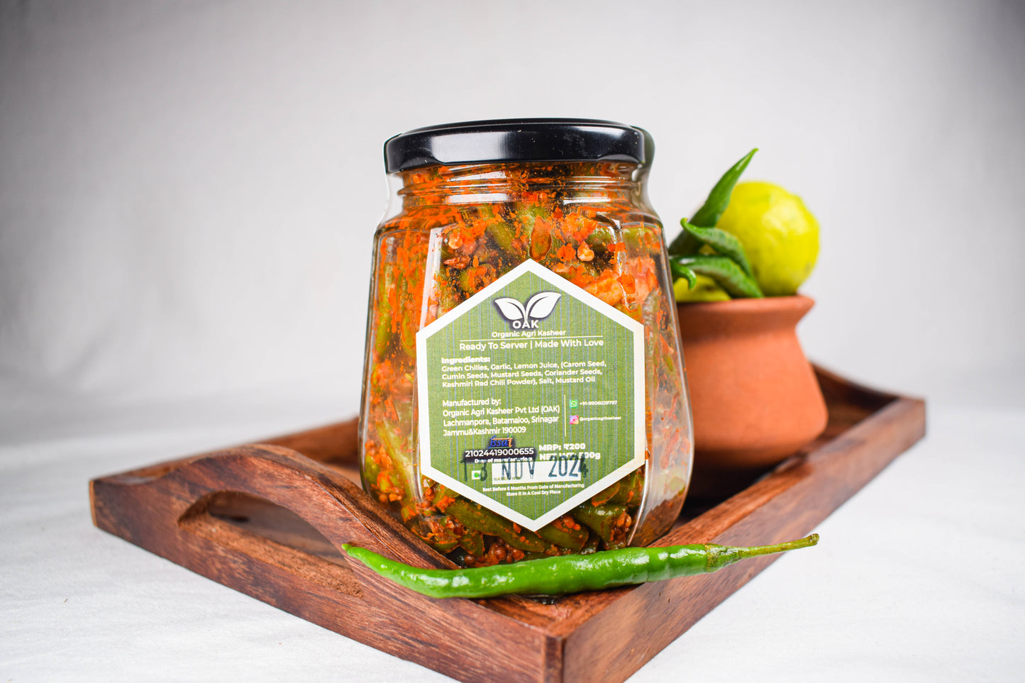 Green Chillies Pickle | Spicy & Tangy Homemade Style Indian Achaar