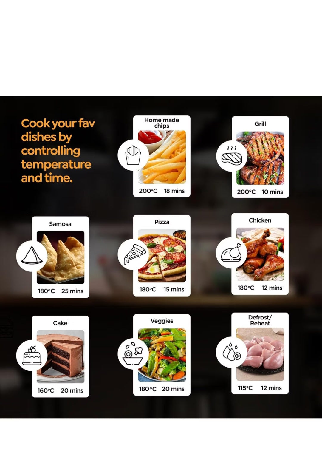 Prestige Nutrifry Digital Air Fryer 4.5L | Touch Panel | Air Fry, Grill, Roast & Bake | Model 4.5 L