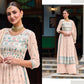 Embroidered Faux Georgette Kurta Set with Plazo & Heavy Net Dupatta