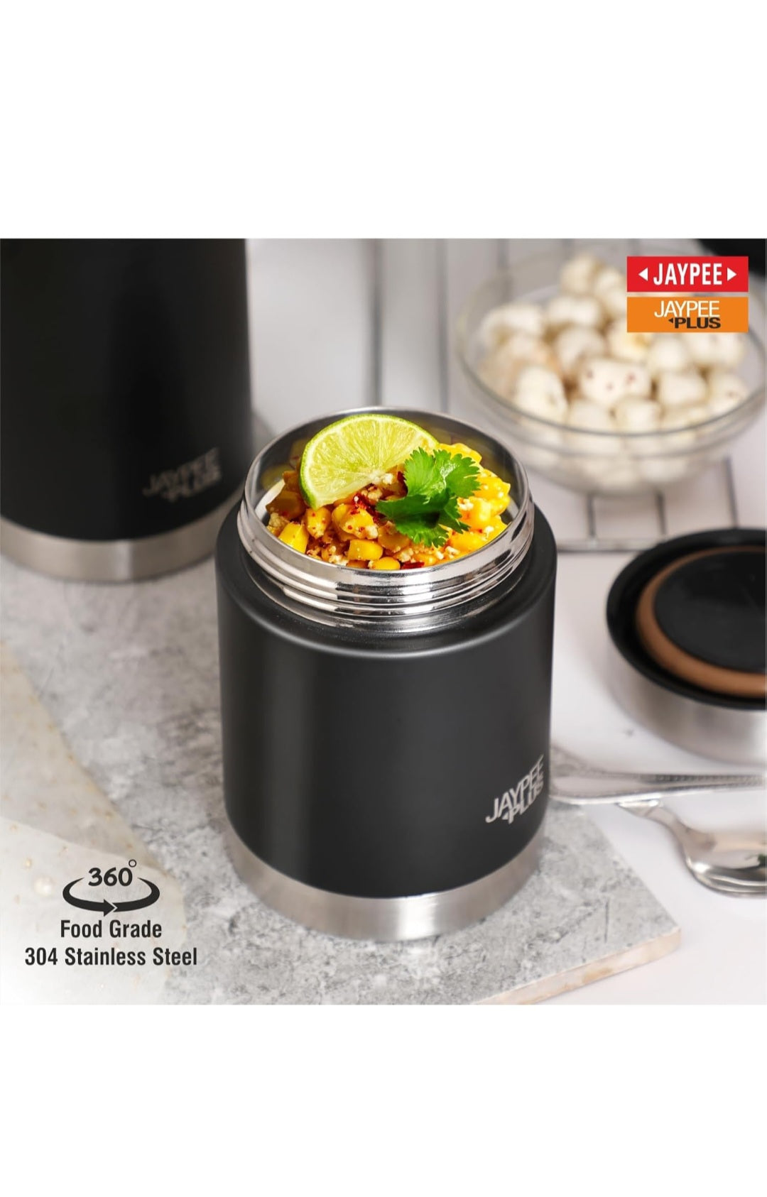Jaypee Plus Insulated Tiffin 400 ml | Leakproof | Vacuum Insulated | Rust-Proof