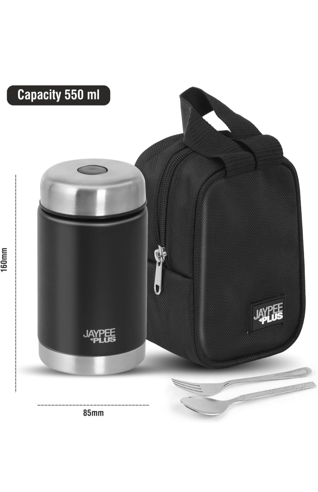 Jaypee Plus Insulated Tiffin 550 ml | Leakproof | Vacuum Insulated | Rust-Proof