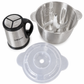 Electric Food Processor Meat Chopper 800W | 3L Stainless Steel Bowl | 4 Blade System with Handle