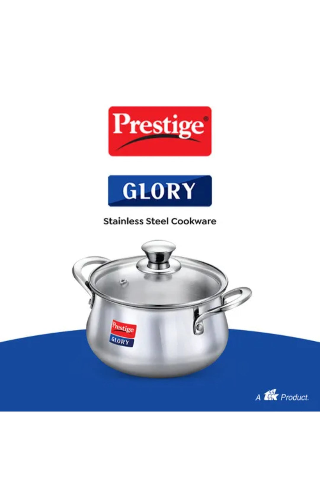 Prestige Glory Handy 3L Triply Stainless Steel Cook & Serve | Gas, Induction & OTG Safe