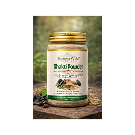 Kasmeer Wala Shakti Powder (100g) – Herbal Energy Booster with Shilajit, Salam Panja, Ashwagandha & Shatavari