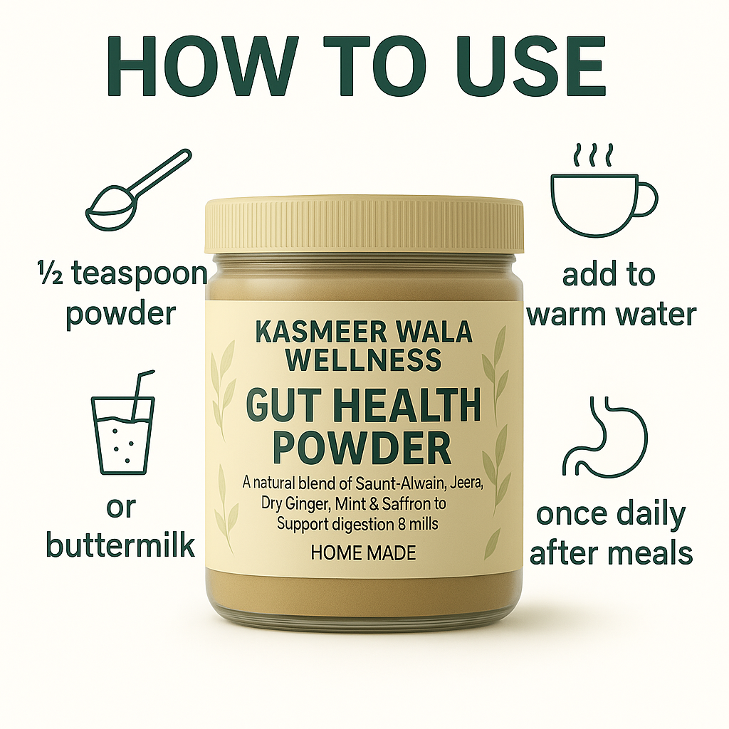 Kasmeer Wala Gut Health Powder 100g | Herbal Digestive Wellness Support