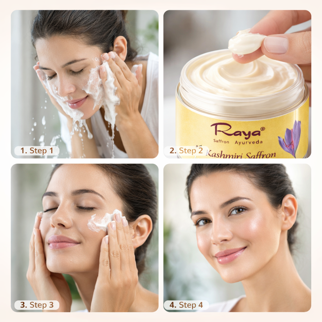Kashmiri Raya Saffron Cream 50g | Pure Kesar Glow &amp; Nourishing Skin Cream