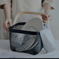 Elegant Wooden Handle Basket | Multipurpose Storage & Serving Basket | Durable Coated Body