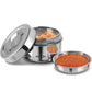 Milton Steel Snack Medium Lunch Box | BPA Free | Stainless Steel | 1 Year Warranty