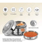 Milton Steel Snack Medium Lunch Box | BPA Free | Stainless Steel | 1 Year Warranty
