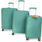 Kamiliant Nexus 3-Piece Luggage Set | Small + Medium + Large | PP Hard-Shell Trolley Set | 8 Spinner Wheels | 3-Digit Lock