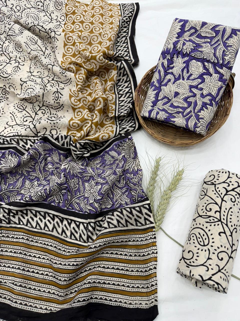 Pure cotton handblock print