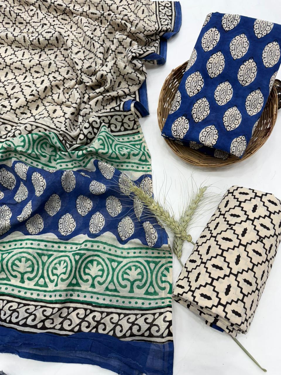 Pure cotton handblock print