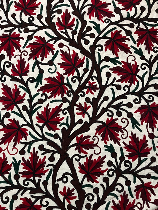 Aatish Chinar Tree Crewel Curtain