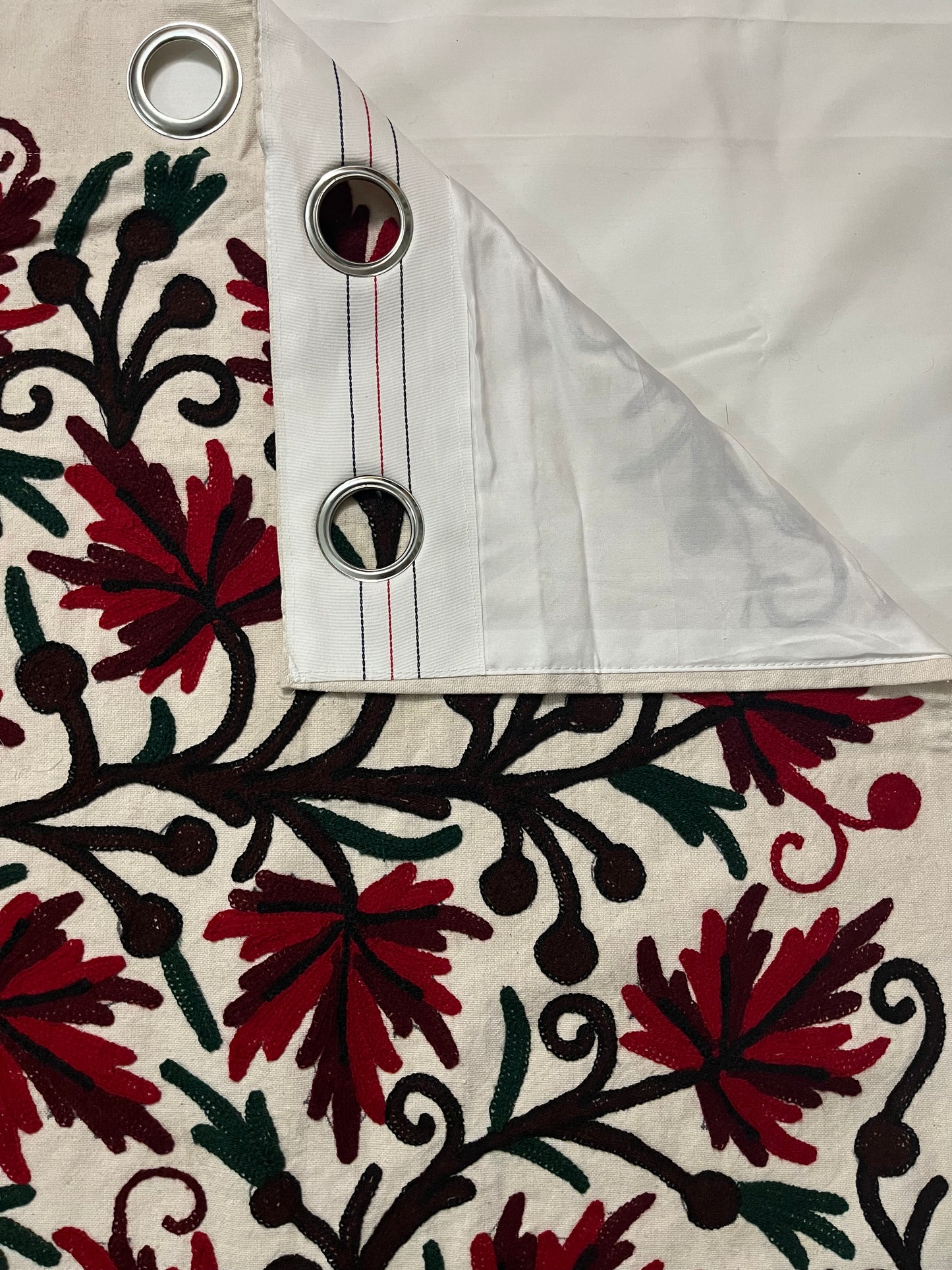Aatish Chinar Tree Crewel Curtain