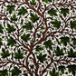Green Jannat Chinar Tree Crewel Curtain
