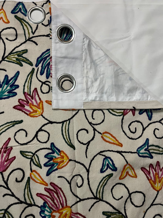 Maharaja Crewel Work Kashmiri Curtain
