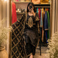 Black Hand Dabka Bridal Suit | Timeless Luxury Trousseau Wear