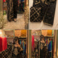 Black Hand Dabka Bridal Suit | Timeless Luxury Trousseau Wear