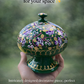 Kashmiri Paper Mache Decorative Box | Handcrafted Naqashi Art | Luxury Storage & Décor