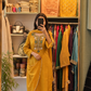 Mustard Embroidered Ensemble | Elegant Festive Wear | Timeless Ethnic Statement