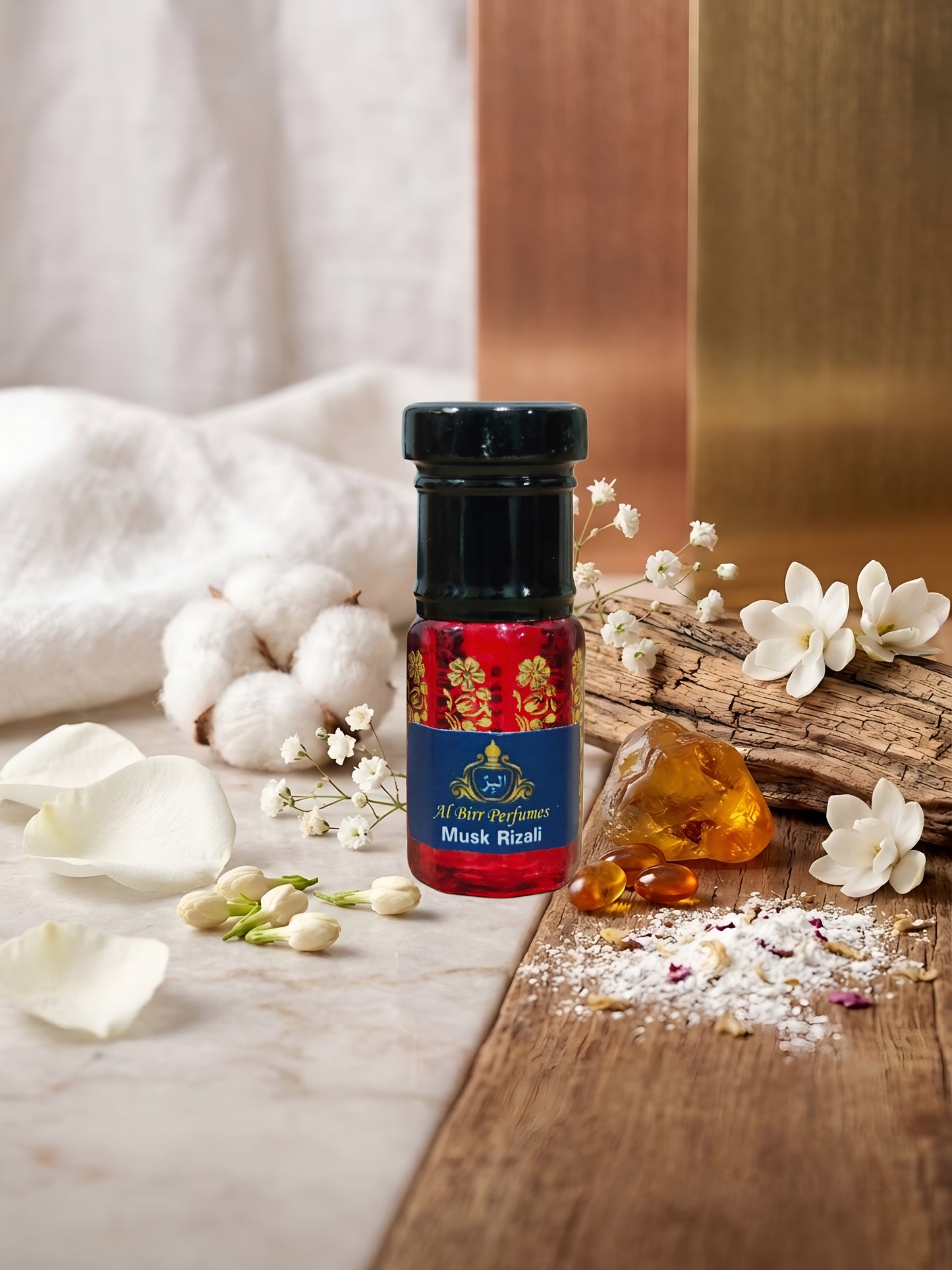 Musk Rizali 3 ml Attar Perfume (Non-Alcoholic)