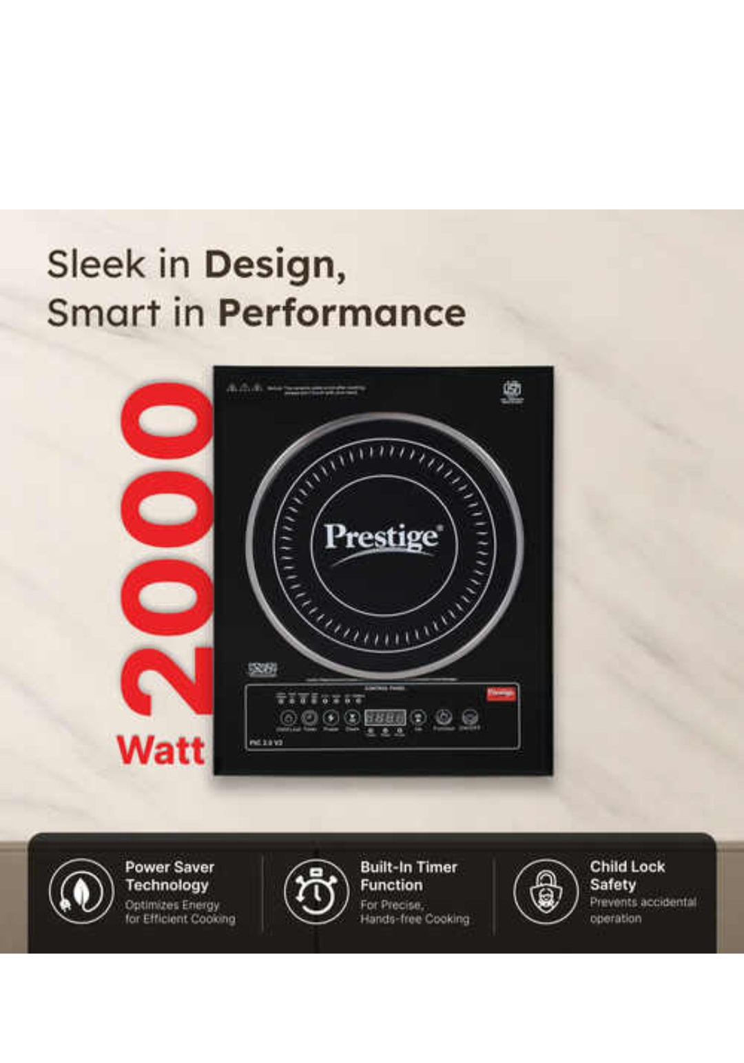 Prestige induction cooktop