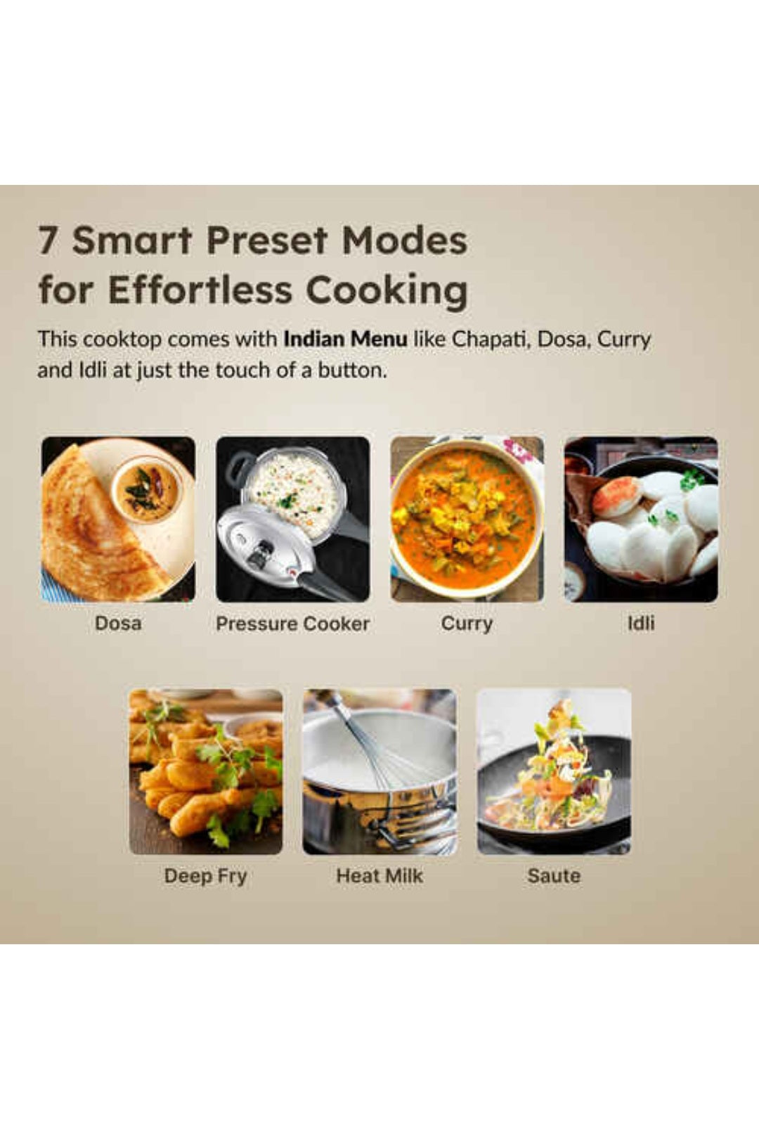 Prestige induction cooktop